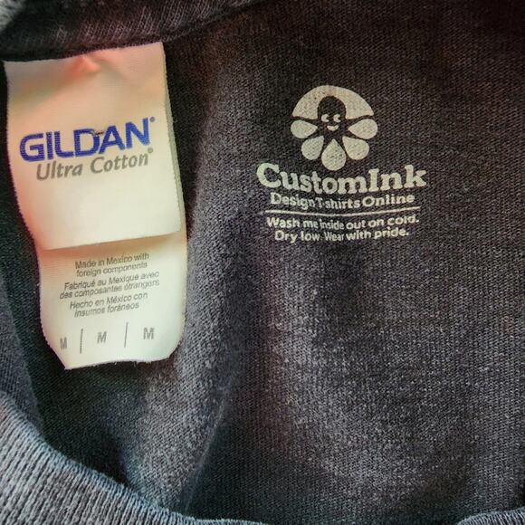 JAH Artwork Gothic "Til Death" Coffin Rose Graphic Tee | Men's Medium - Picture 5 of 7